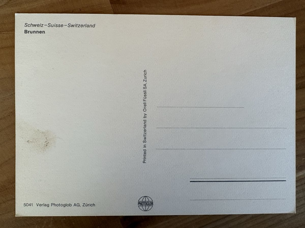 Cartoline postali: AK von Brunnen – Usato da Rümlang venduto da Kartenpost1 1