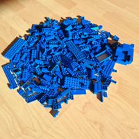 LEGO Bausteine blau gemischt 500 g
