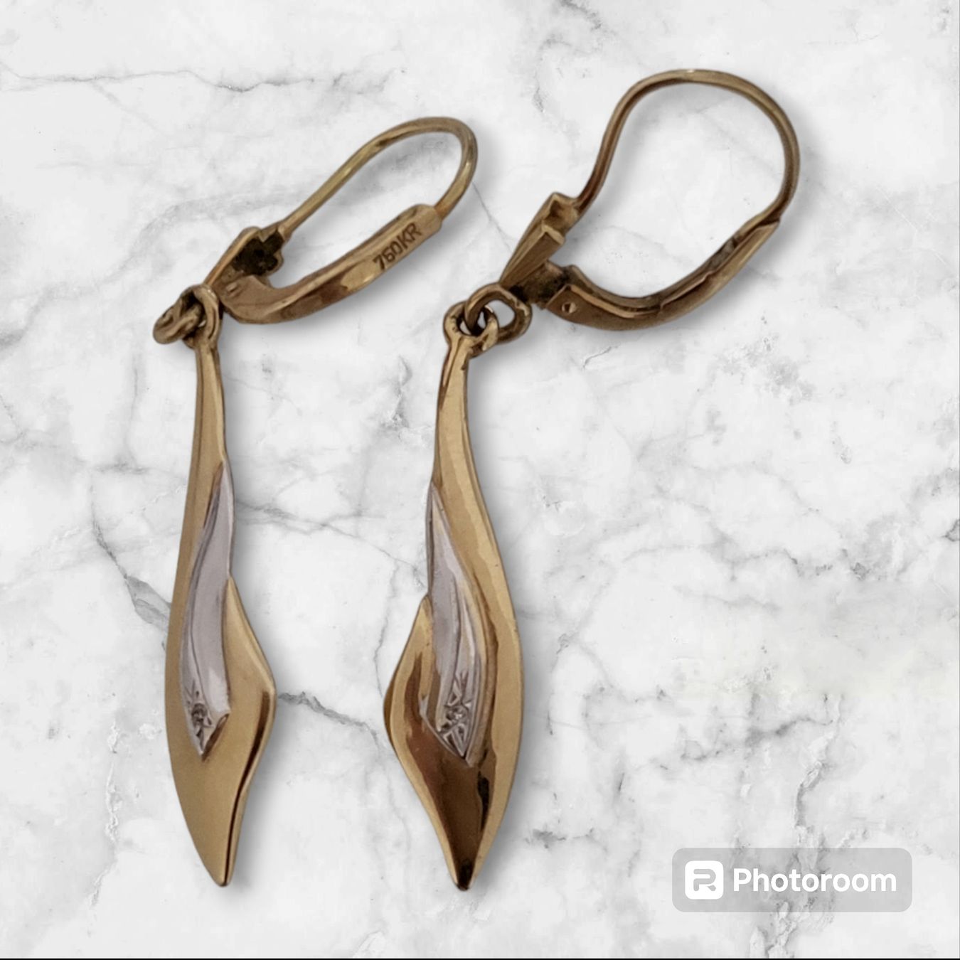 Ohrringe & -stecker: Edle Ohrhänger mit 2 Diamanten – Neu (gemäss Beschreibung) aus Unterägeri von Altgoldschmuck 3
