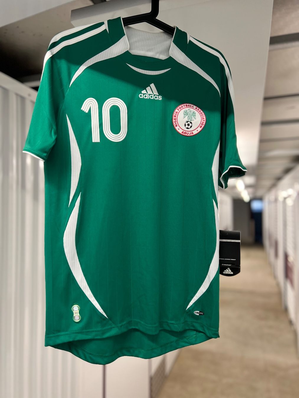 Adidas Canottiere & Pantaloni: Nigeria 2007 Trikot Okocha – Nuovo e nell'imballaggio originale da Cully venduto da DealerPrice 1