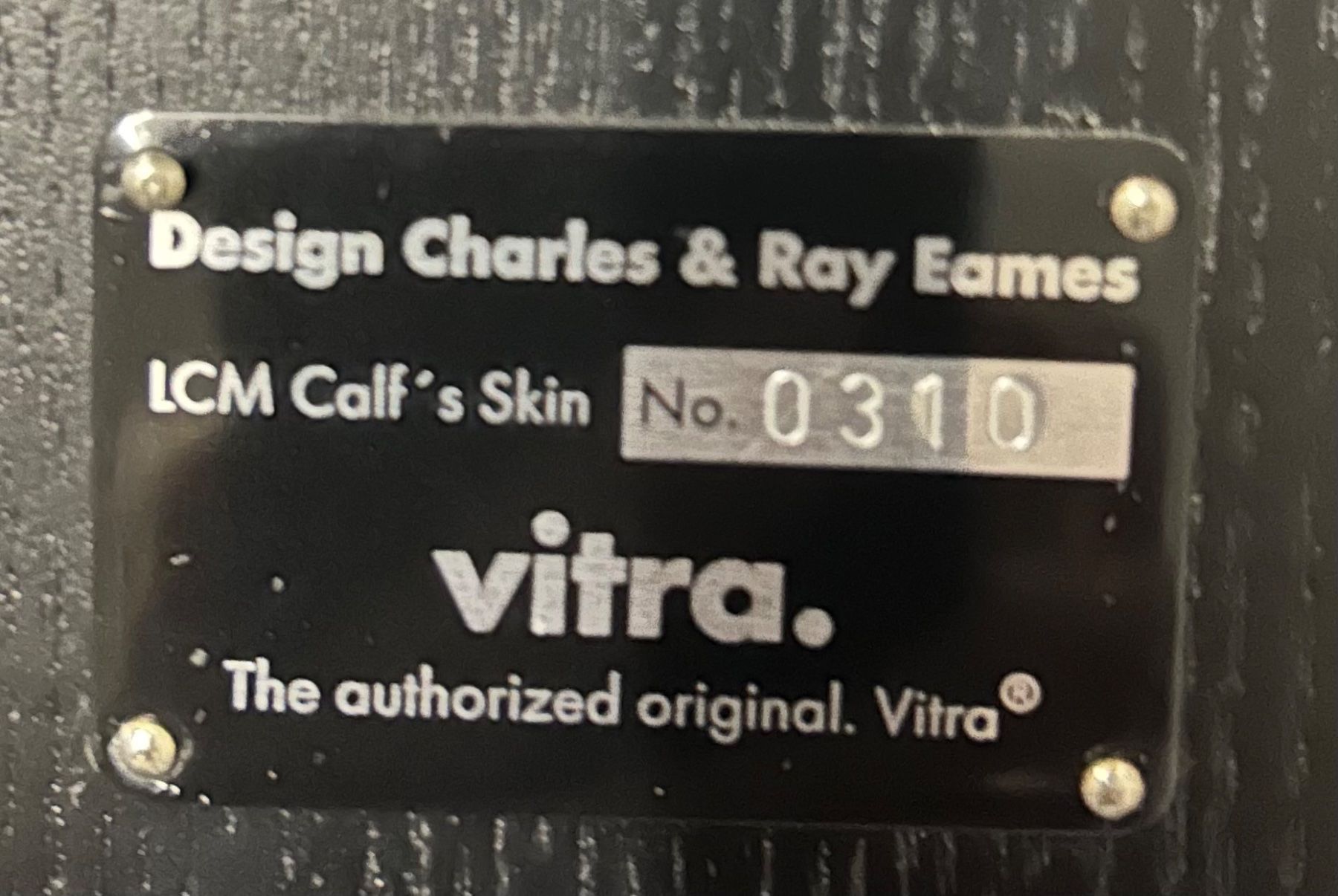 Vitra Sessel: Eames LCM Fell s/w – Gebraucht aus Bolligen von ursn2007 4