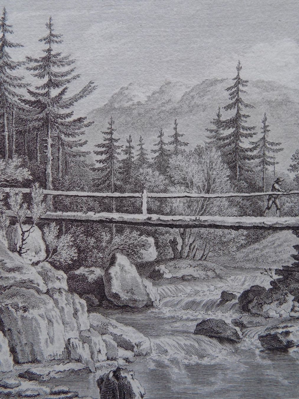 Gravures: Pont de Bellegarde Jaun – D'occasion à Risch par Rischli15 3