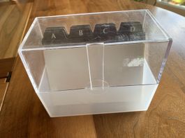 Karteikasten / Register A-Z, Top Zustand!
