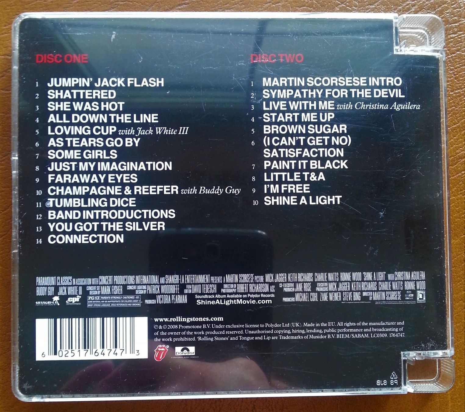 CD: 2x CD: ROLLING STONES - MARTIN SCORSESE - SHINE A LIGHT 2008 – Usato da Oberriet SG venduto da Manick 4