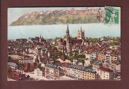 LAUSANNE - Vue partielle - 1910 taxée