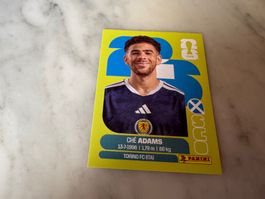 Panini FIFA Fussball WM 2026 Sticker Che Adams SCO 19