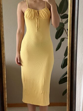 Fashion Union Kleid, Gelb!