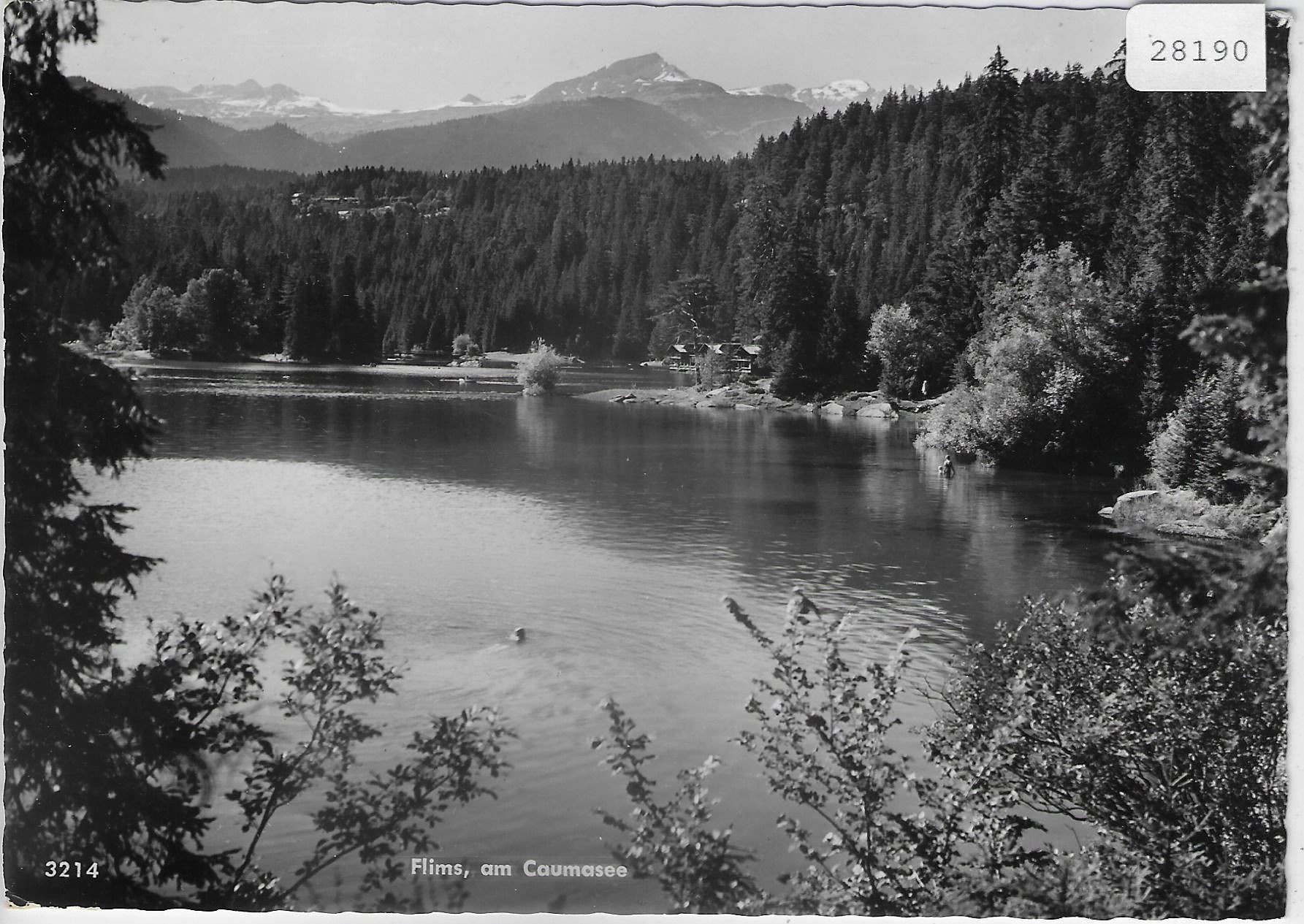 Ansichtskarten: Flims, am Caumasee – Gebraucht aus Ettingen von Kartenplanet