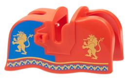 LEGO Ritter Pferdedecke Sattel Löwenritter Lions Set 10305