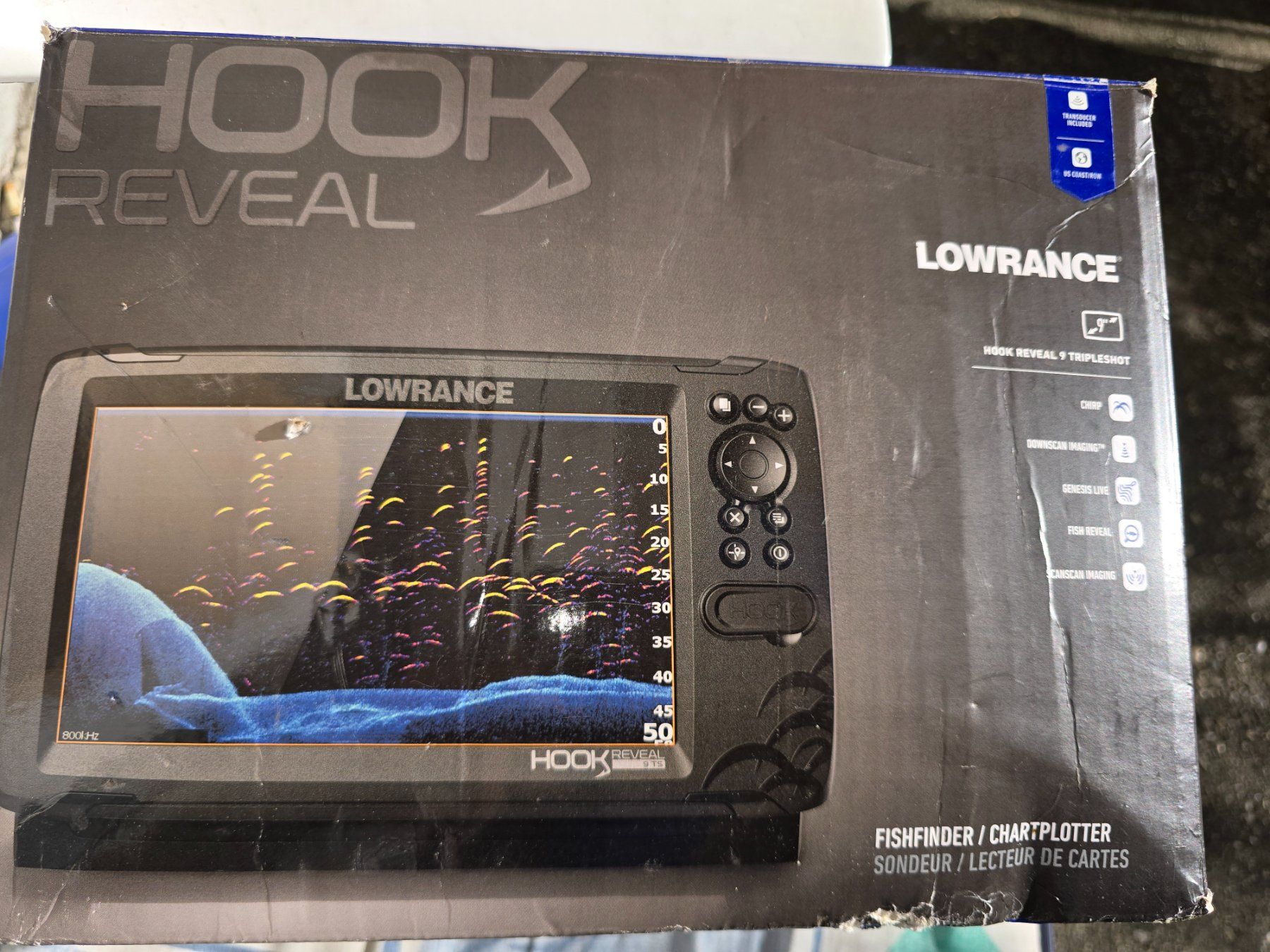 Accessori: Lowrance Hook Reveal 9 TripleShot Echolot Kartenplotter Neu – Nuovo (secondo la descrizione) da Roggwil BE venduto da Gloub_01 1