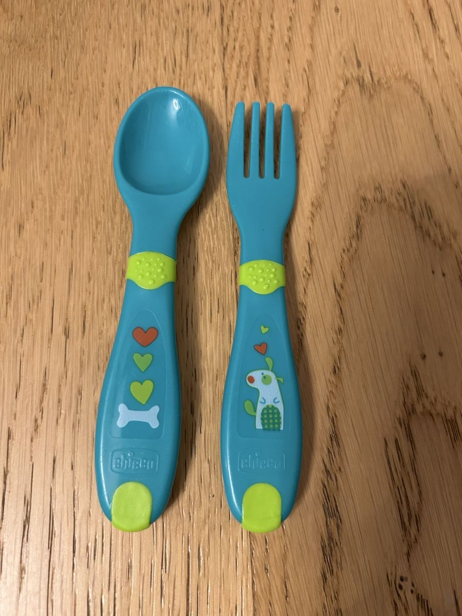 Couverts: Chicco utensils blue fork spoon set new – D'occasion à Zürich par mar_d7zz