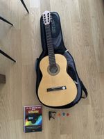 Höfner HF 12 Konzertgitarre 4/4 – massive Fichtendecke Paket