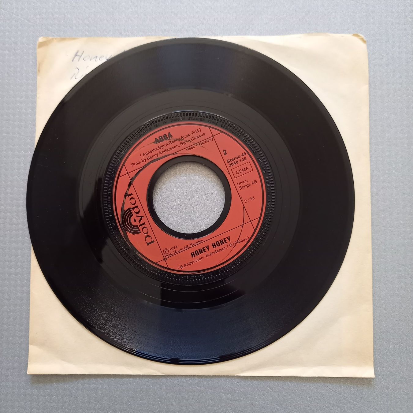 Dischi in vinile: Abba - Ring Ring/Honey Honey – Usato da Arbon venduto da pendulum 1