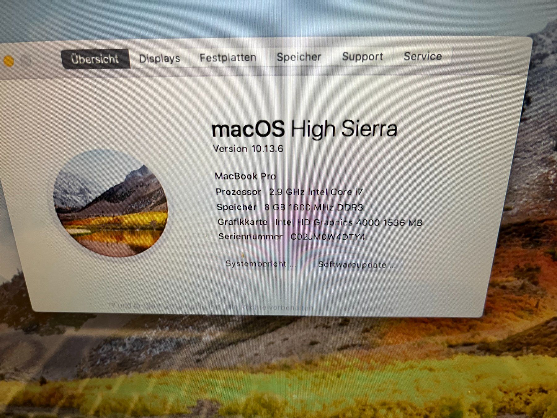 Apple Notebooks: MacBook Pro 13 2012 – Defekt aus Winterthur von  2
