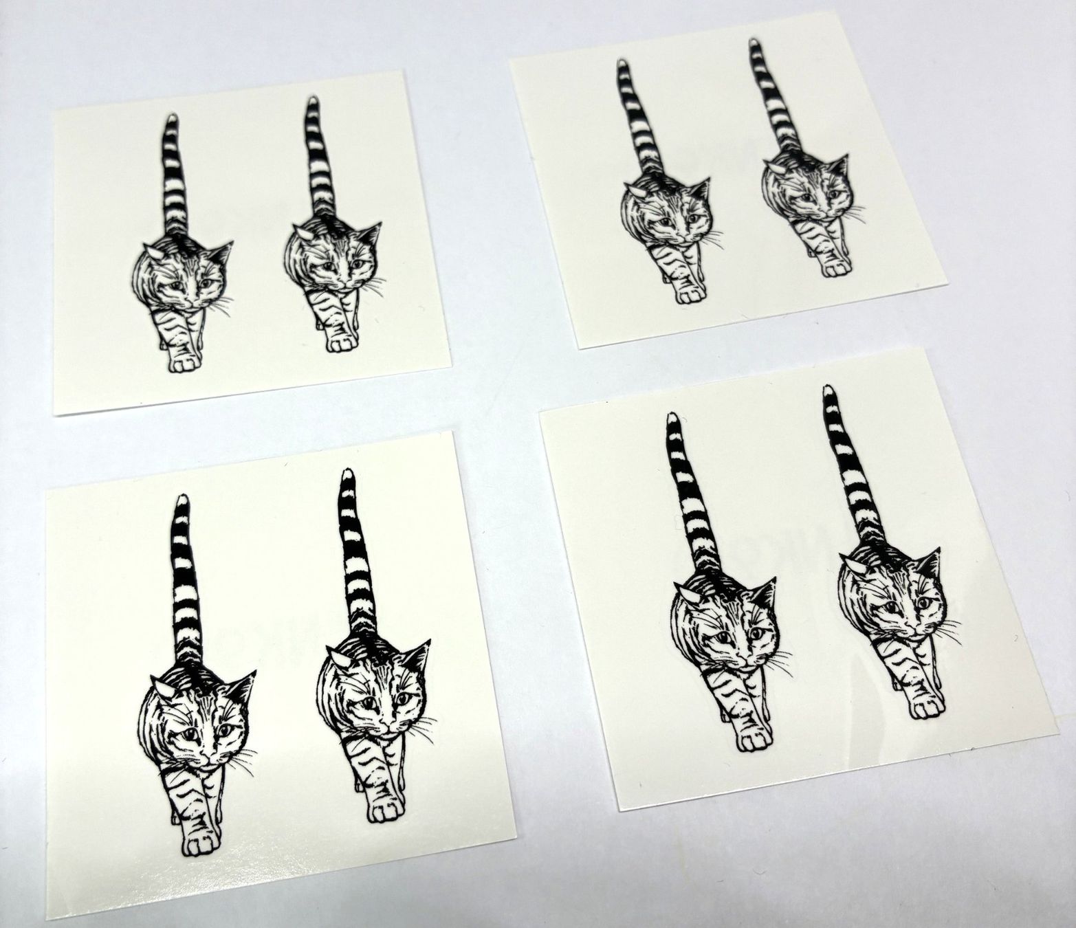 Aufkleber: Temporäre Katzen Tattoos – Neu (gemäss Beschreibung) aus Finstersee von Small-Daily-Rituals 2