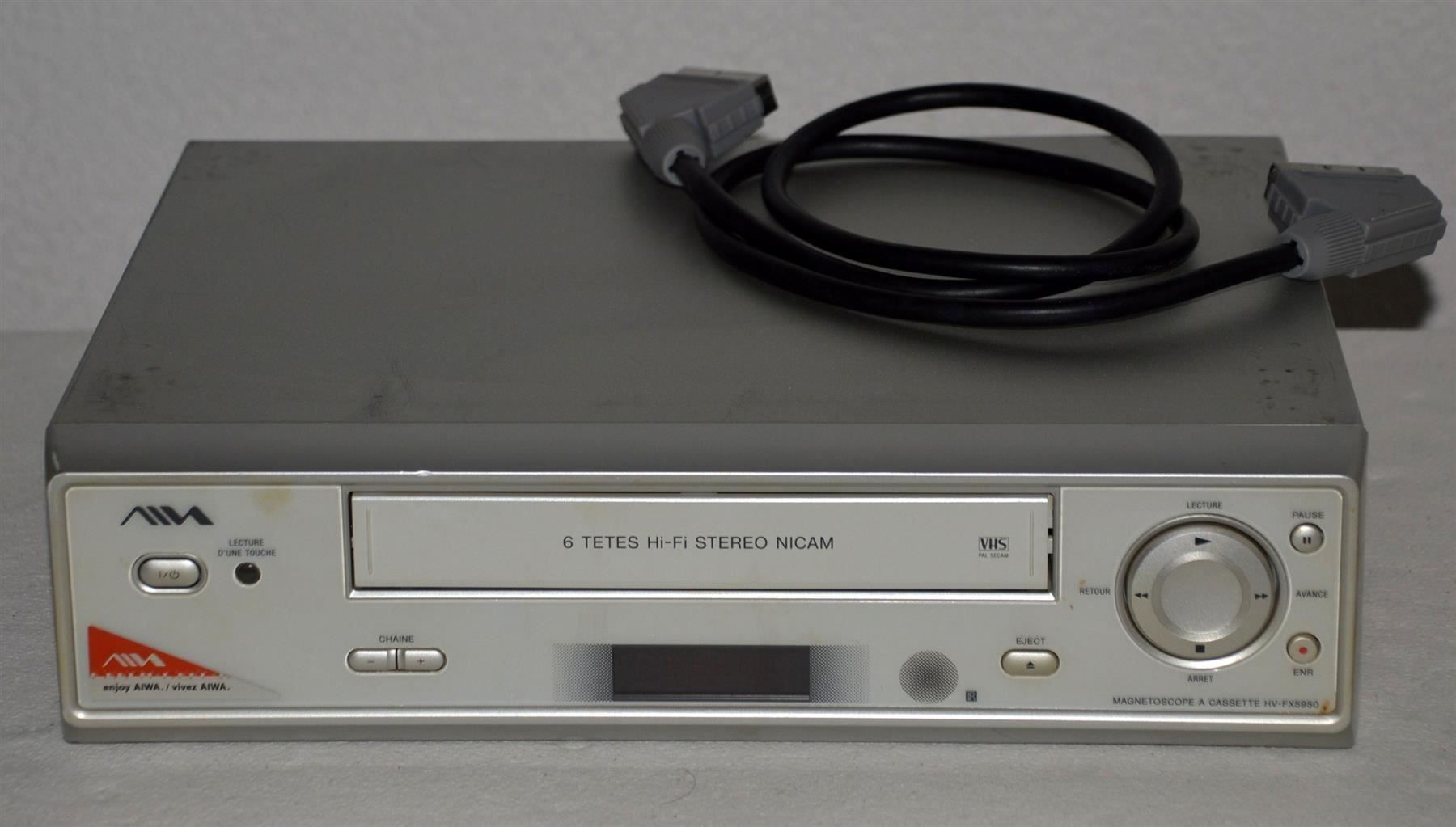Aufnahmegeräte: Videorecorder VHS  Aiwa HV-FX5950B magnétoscope – Gebraucht aus Collonges von arashee