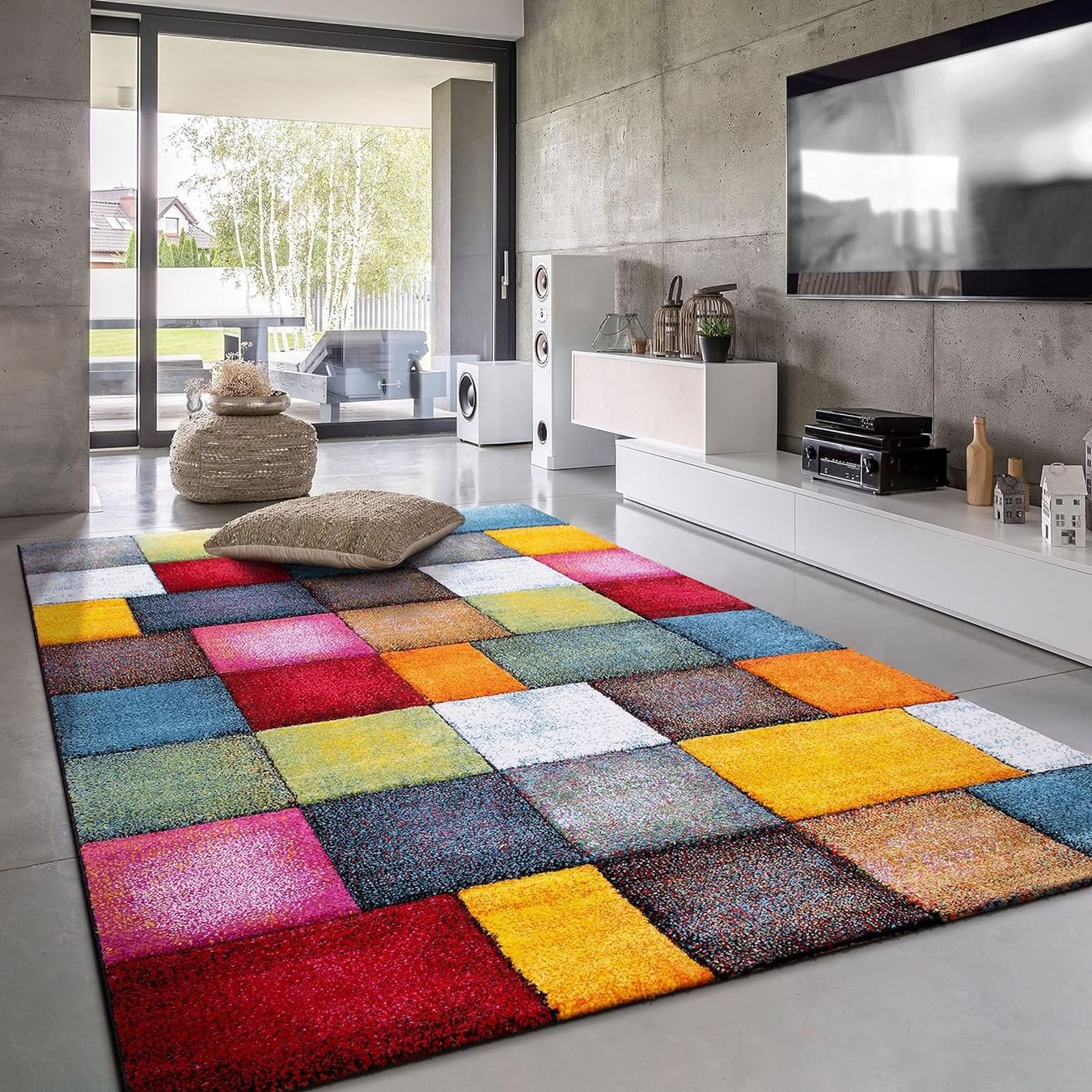 Tappeti: XXL Teppich Wohnzimmer Abstrakt Multicolor NEU – Nuovo e nell'imballaggio originale da Bern venduto da Miraitrading.ch