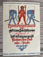Ehrenmeldung Eidgenössisches Schützenfest Luzern 1939