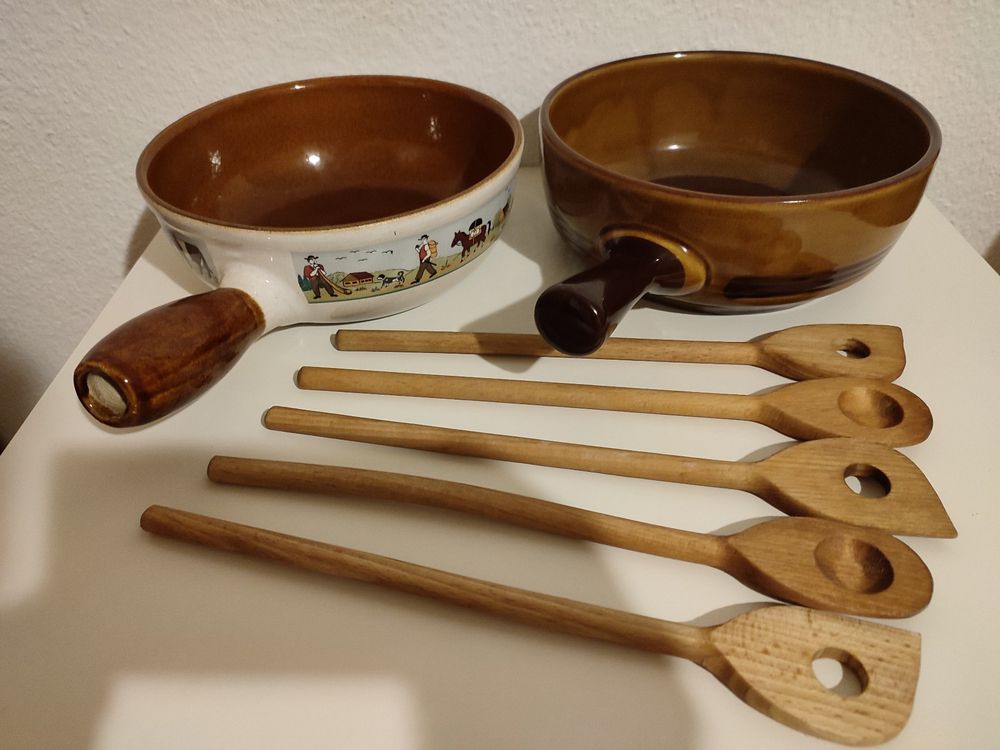 1Stk, Vintage Schweizer Landert 22 Käse-Fondue Topf | Kaufen auf Ricardo