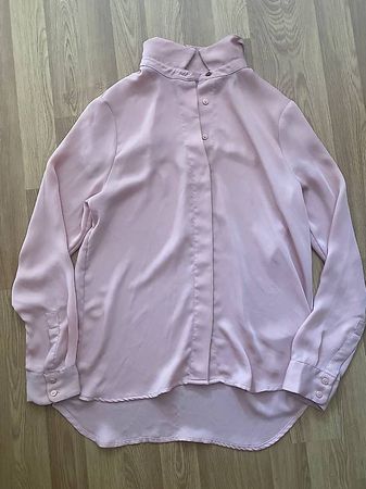 Satin Bluse von H&M Gr. M in rose altrosa Top Zustand