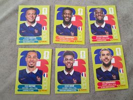 6 x Paninisticker 2026 / Frankreich