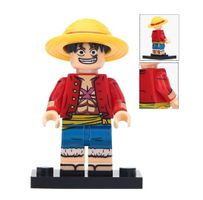 One Piece Luffy Action Figur aus Bausteinen