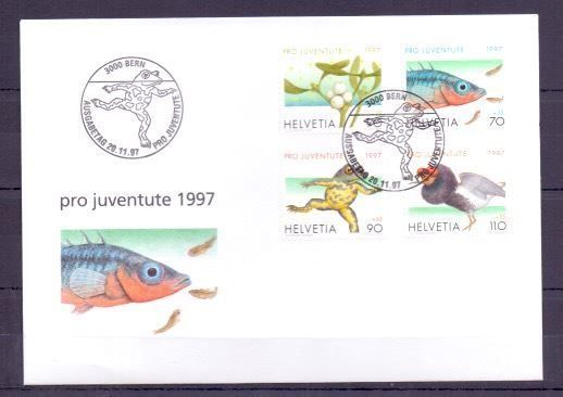 Tutti i francobolli: CH FDC Pro Juventute Satz 1997 – Nuovo e nell'imballaggio originale da Koblenz venduto da Markenhimmel