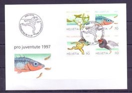 CH FDC Pro Juventute Satz 1997