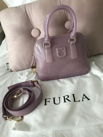 Seltene: Furla Candy Bag plum (Flieder)