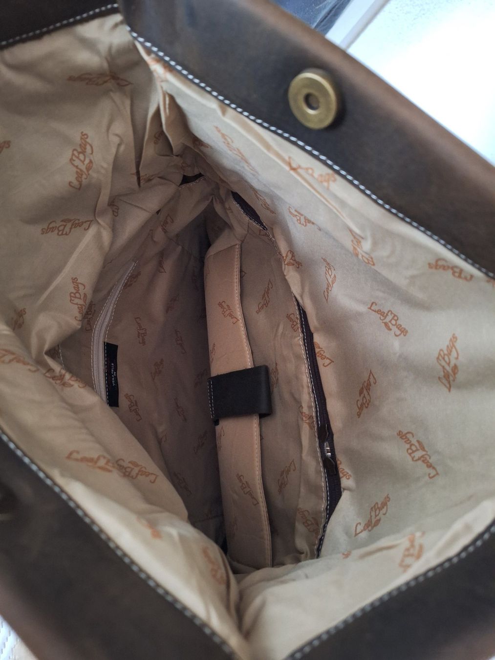 Rucksäcke: Leaf Bags Lederrucksack, neuwertig, echtes Leder – Neu (gemäss Beschreibung) aus Bassersdorf von sus_gut 4