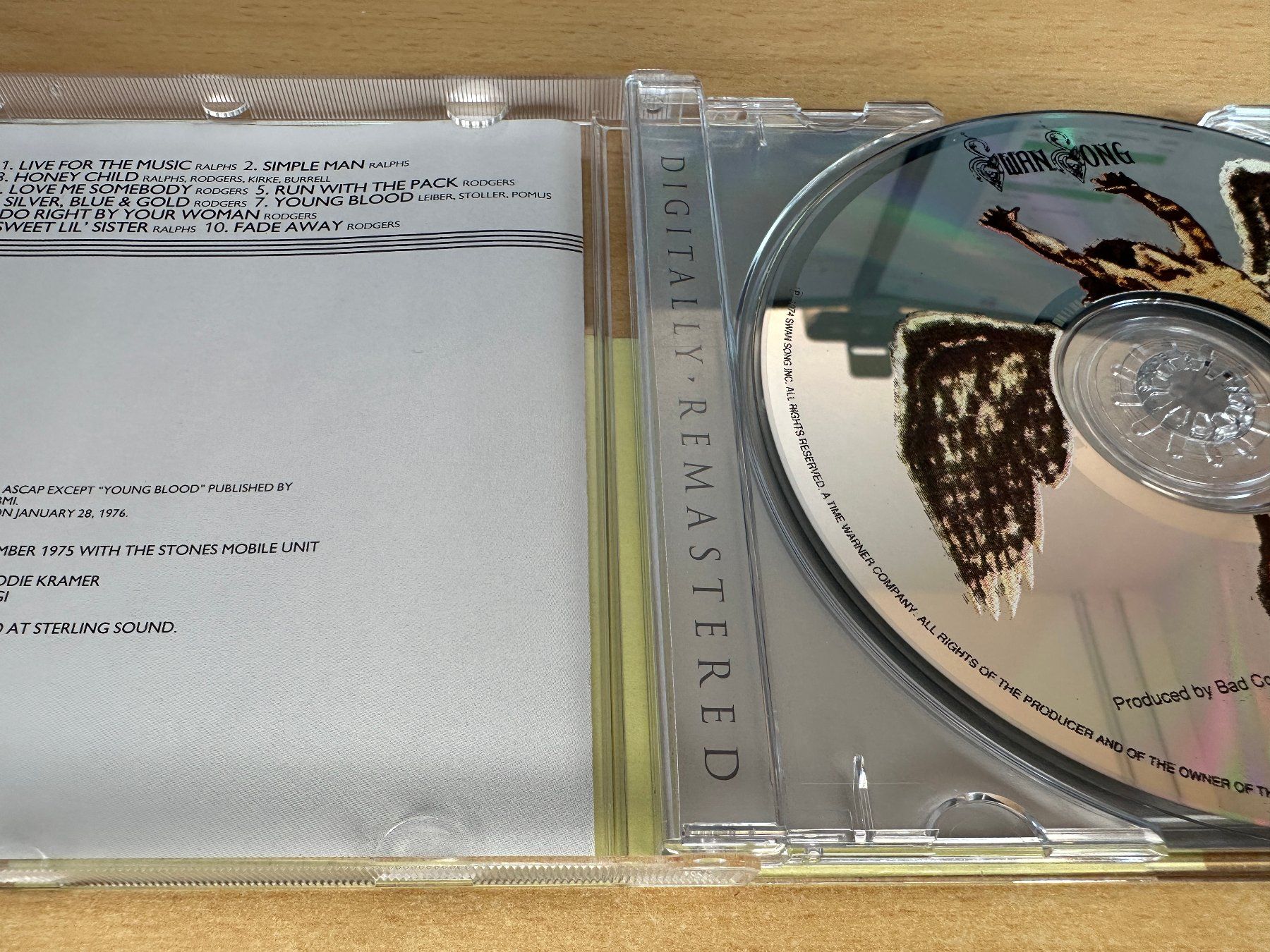 CD: Bad Company – Run With The Pack – Usato da Rikon im Tösstal venduto da Alpenmutz 2