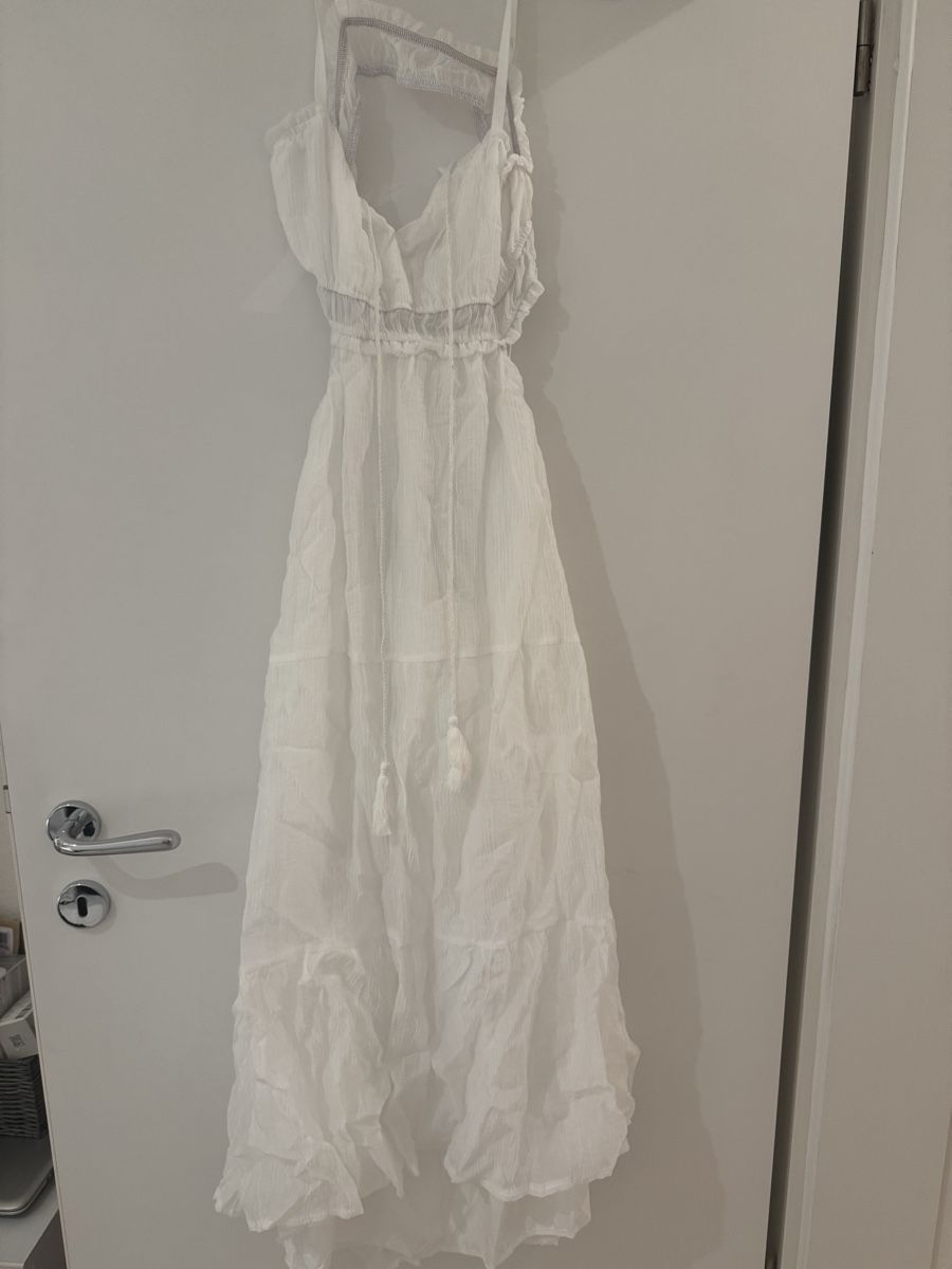 Vestiti: weisses langes Sommerkleid – Nuovo (secondo la descrizione) da Binz venduto da kratzer01