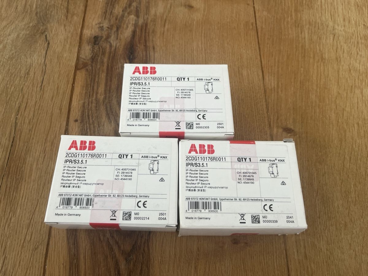 ABB Componenti elettronici: ABB KNX IP-Router Secure IPR/S 3.5.1 – Nuovo (secondo la descrizione) da Zürich venduto da ila_nbb6
