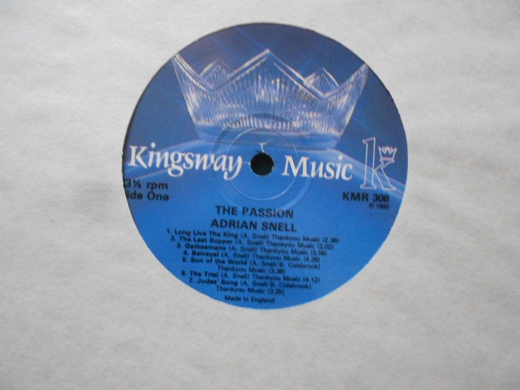 Vinyles: THE PASSION  /  ADRIAN SNELL – D'occasion à Bex par Giorgiob 3