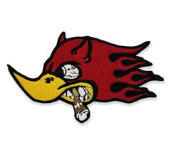 Furious Bird 3D Stick‑Patch – Aufnäher – neu – Sew‑On / Iron