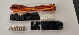 Stecker Set für IR Servo Anschlüsse in Lagerbox inkl. Kabel