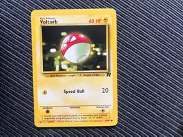 Pokemon Voltorb Non Holo Team Rocket near Mint