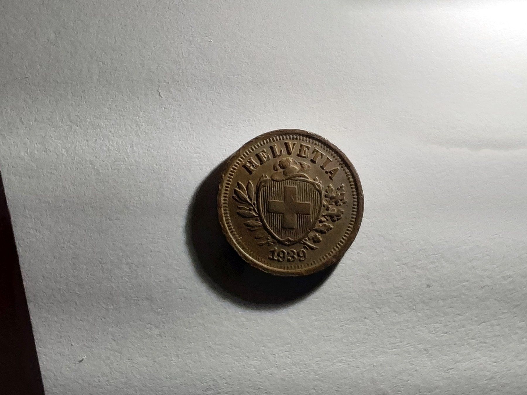 Tutti le monete: 1rappen 1939. RAR – Usato da St. Gallen venduto da aha_2prr