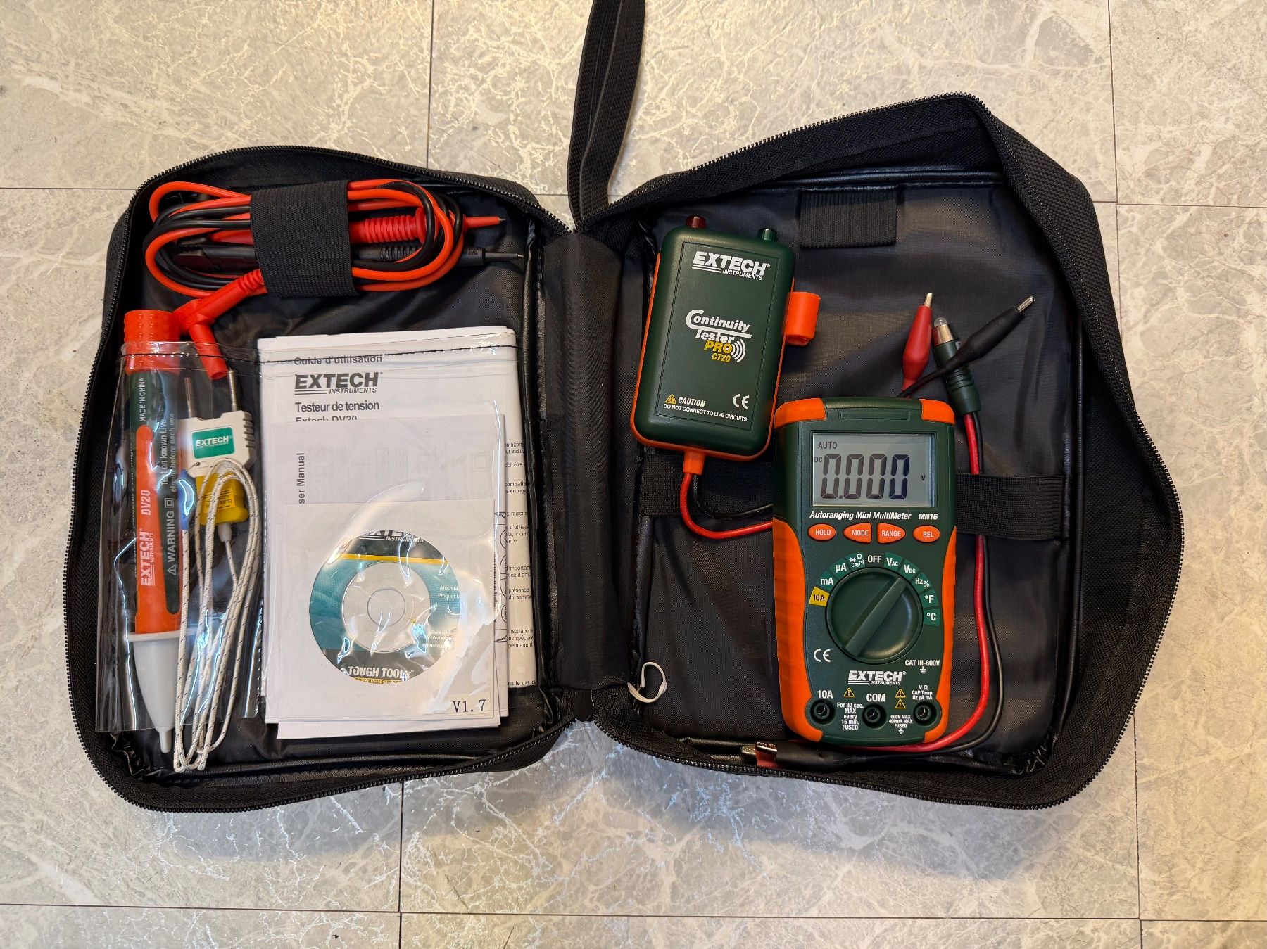 Messen: Messgeräte-Set mit Multimeter, Spannungs- u Durchgangsprüfer – Gebraucht aus Untersiggenthal von untersigg