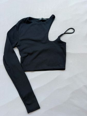Pull&Bear Haut asymétrie noir taille M neuf