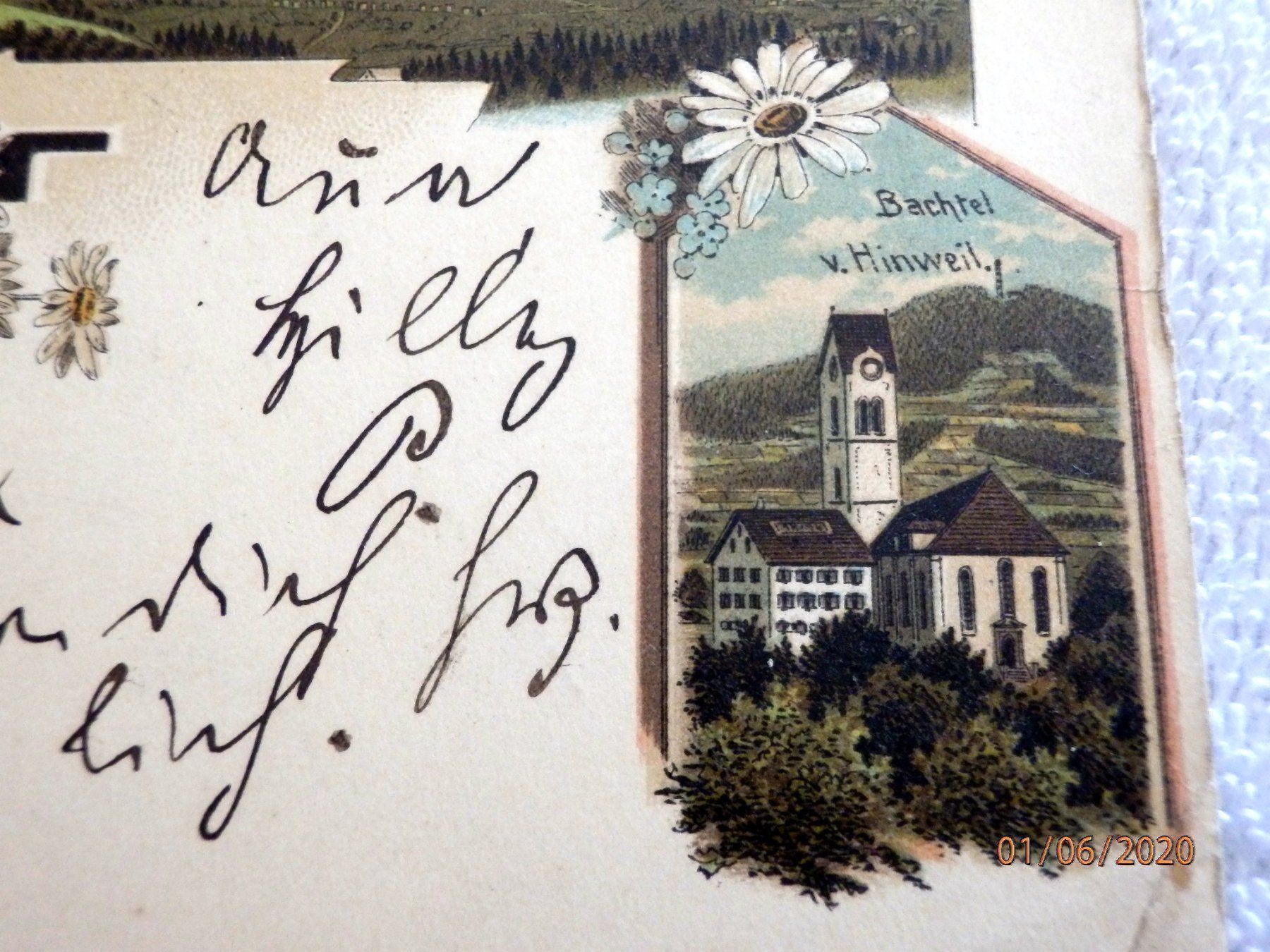 Ansichtskarten: Litho, Gruss vom Bachtel nach Yokohama – Gebraucht aus Ueberstorf von dinbau 1