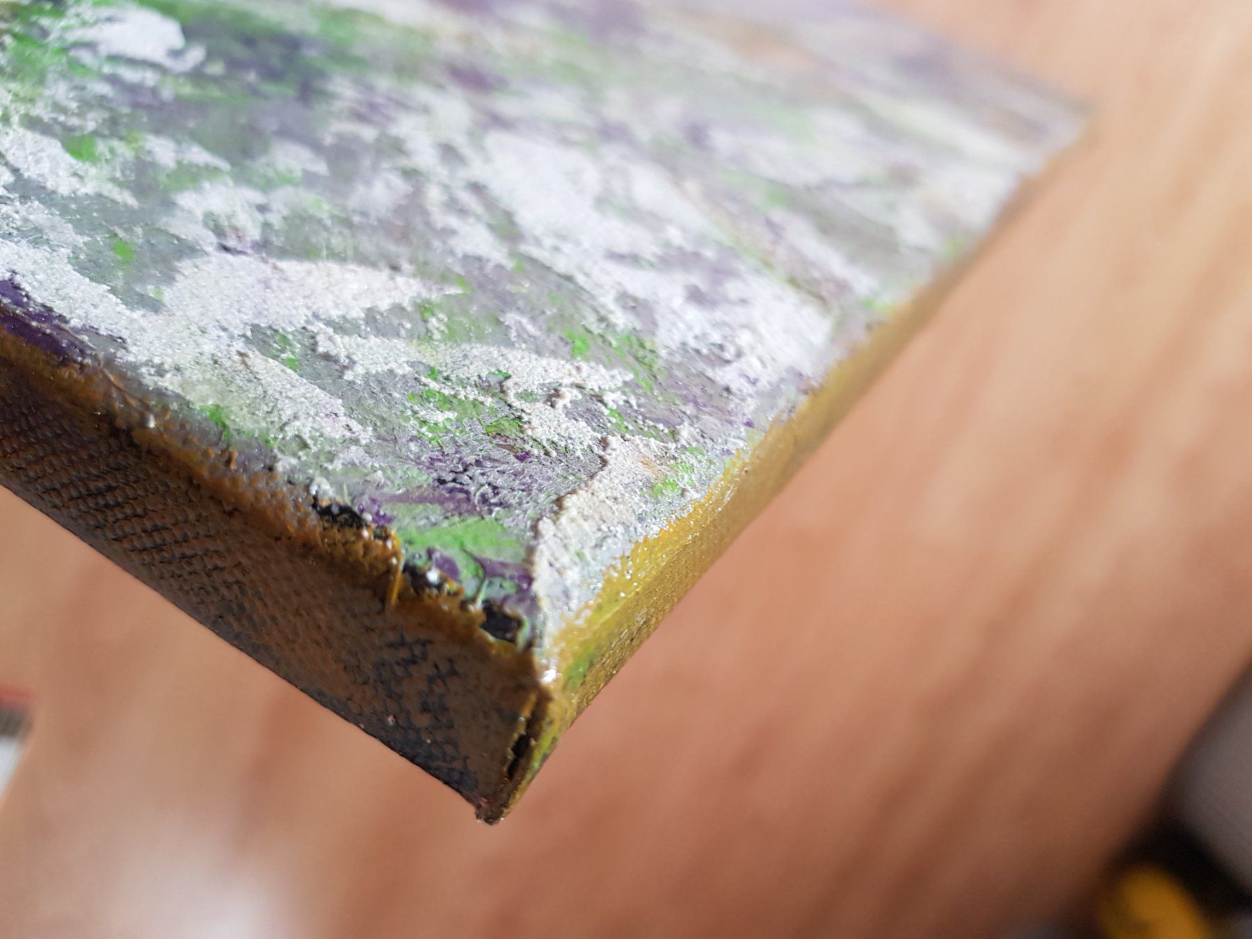 Gemälde: Painting: "Mischmasch", 30 x 60 cm canvas frame – Neu und originalverpackt aus Turbenthal von viw_48fr 1