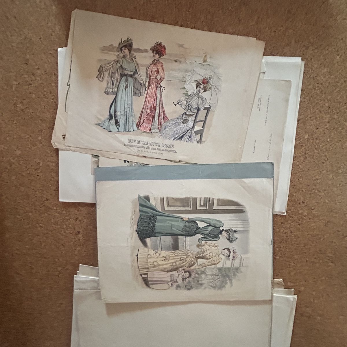 Foto & Immagini:  alte Modezeitschriften und Drucke Jugendstil – Usato da Laufen venduto da belleskulptur 5