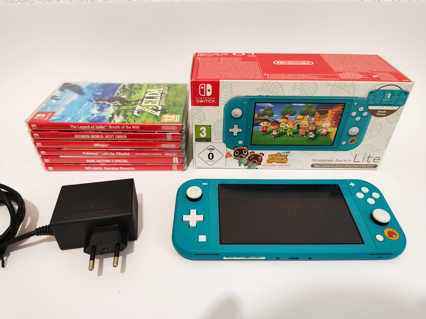 Nintendo Konsolen: Nintendo Switch Lite mit 6 Spielen - Top Zustand – Gebraucht aus Wil SG von anhe87