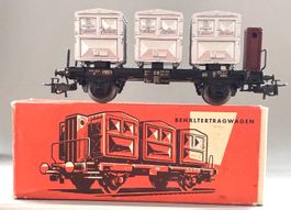 Märklin 4614.2 DB Behältertragwagen mit BH Guss 1959