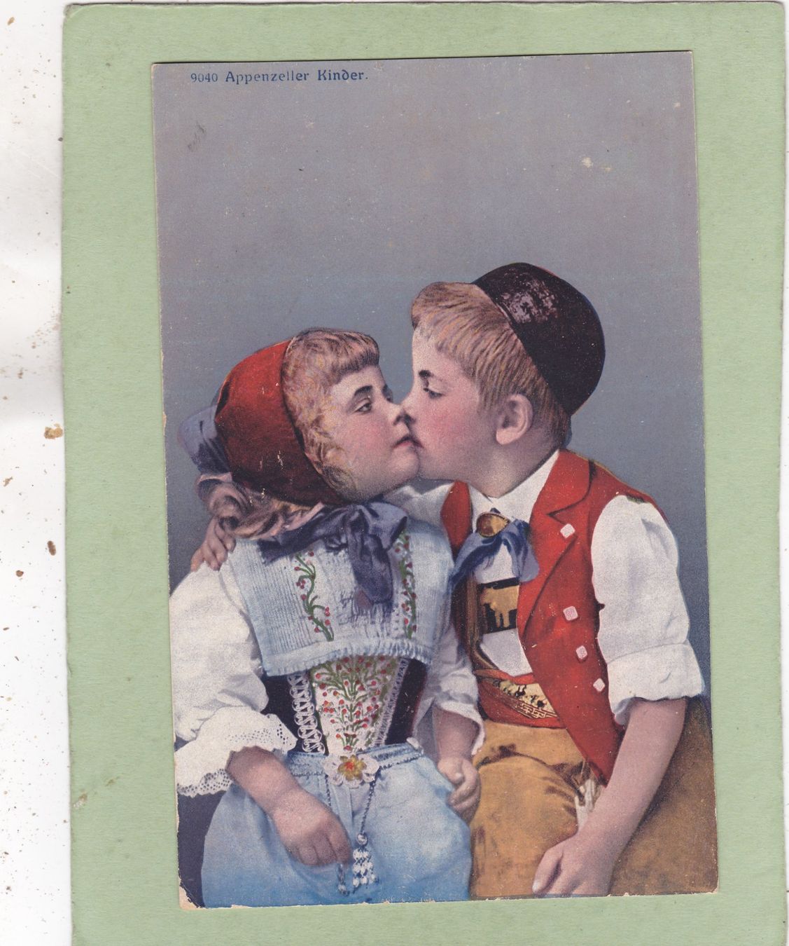 Ansichtskarten: Kitsch Trachten Appenzeller Kinder 1917 – Gebraucht aus Herisau von Lisegrat2008