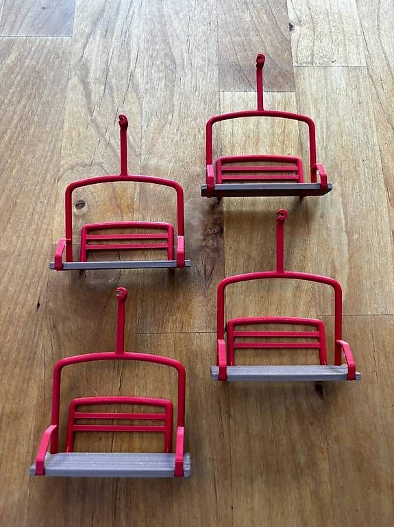 Alle Dekorationen:  Miniatur-Sessellift als Weihnachtskugel  3D-Druck – Neu und originalverpackt aus Basel von kon_6dyw 2