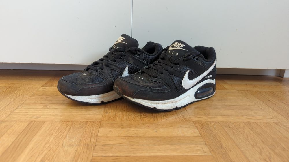 Nike air max outlet command schwarz weiß