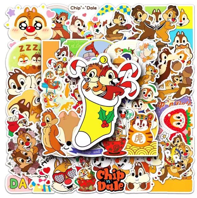 Sticker: Chip & Chap Comic Eichhörnchen Film DVD 50 tlg Stickerset – Nuovo e nell'imballaggio originale da Dättlikon venduto da easythings 4