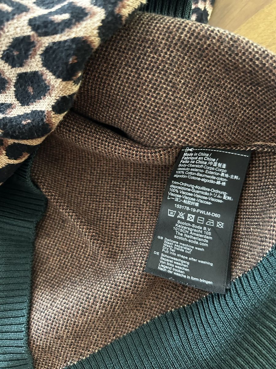 Maglioni & Felpe: SCOTCH & SODA Pullover Gr. L Leo Print  – Nuovo (secondo la descrizione) da Balsthal venduto da LaLiLu77 5